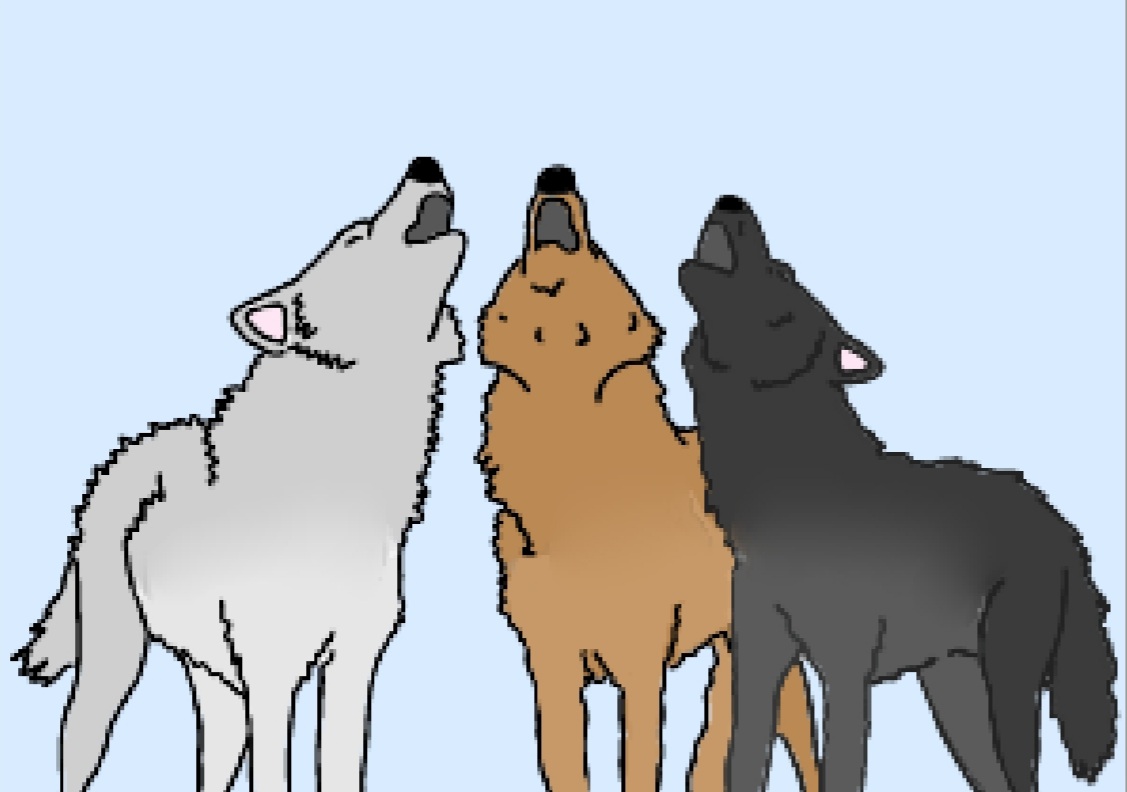 The three wolves by KiaraQueen577 on DeviantArt