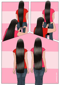 Very Long Hair Sisters (Part 11)