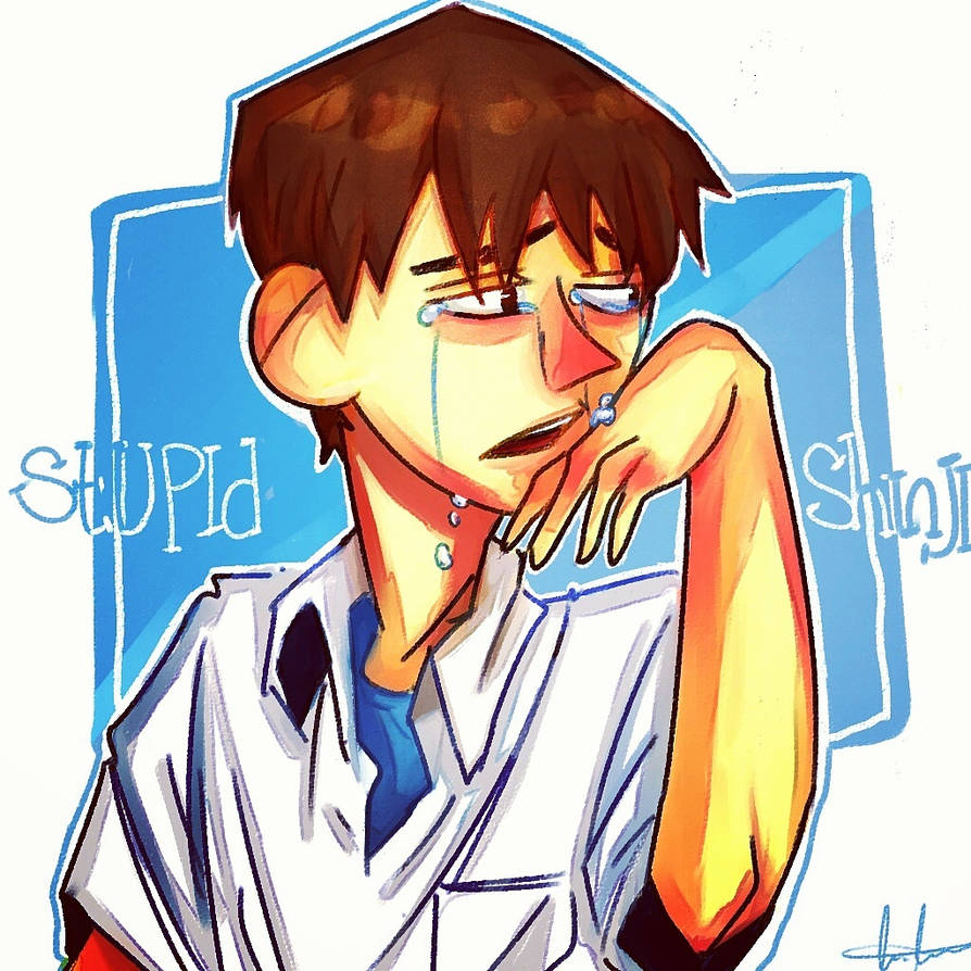 Stupid Shinji by 90sbabypeasant on DeviantArt
