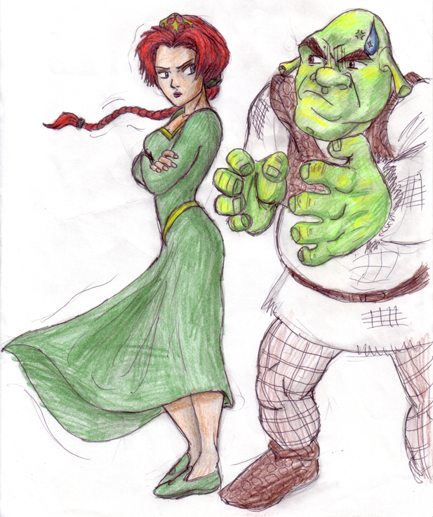 Fiona And Shrek by Cam0722 on DeviantArt