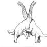 Sauropods Fight