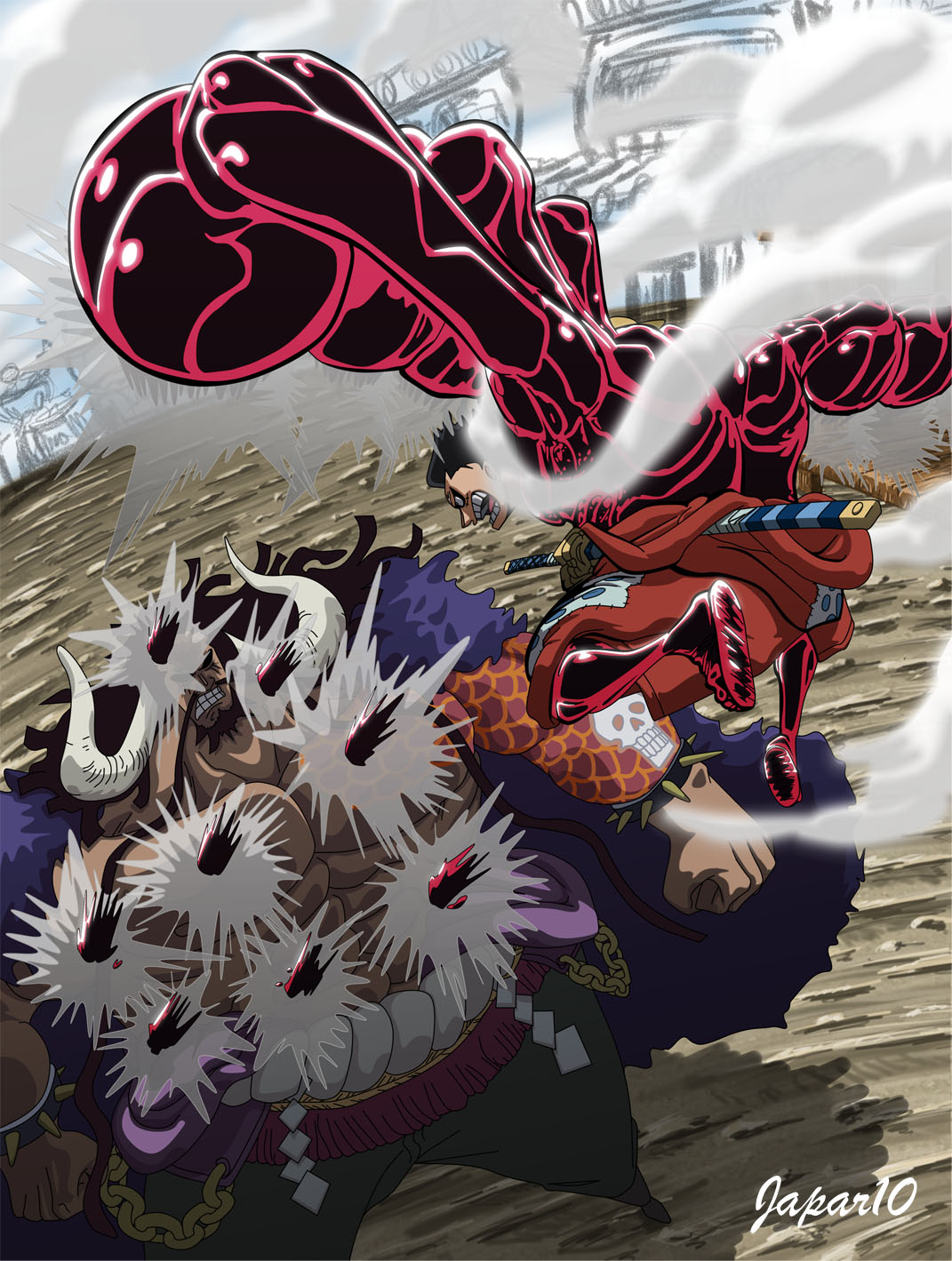 Luffy vs Kaido