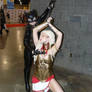 Catwoman kidnaps an Amazon