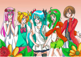 Vocaloid females unite XD