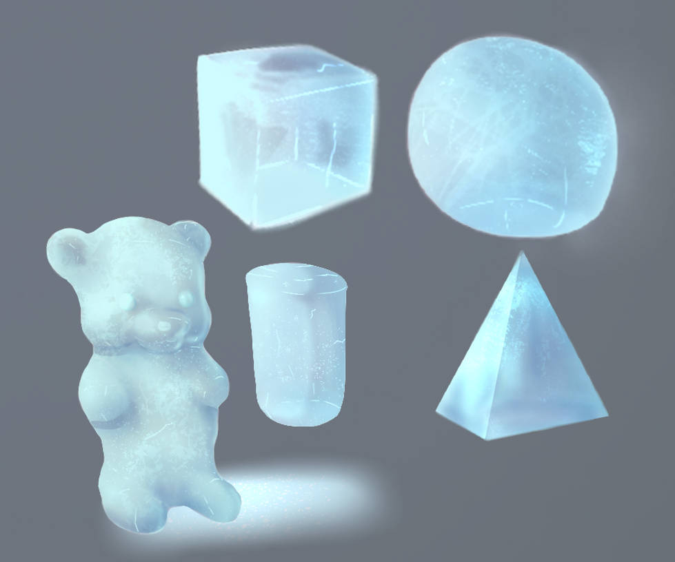 Learning Ice Objects And Shapes by lucasflores on DeviantArt