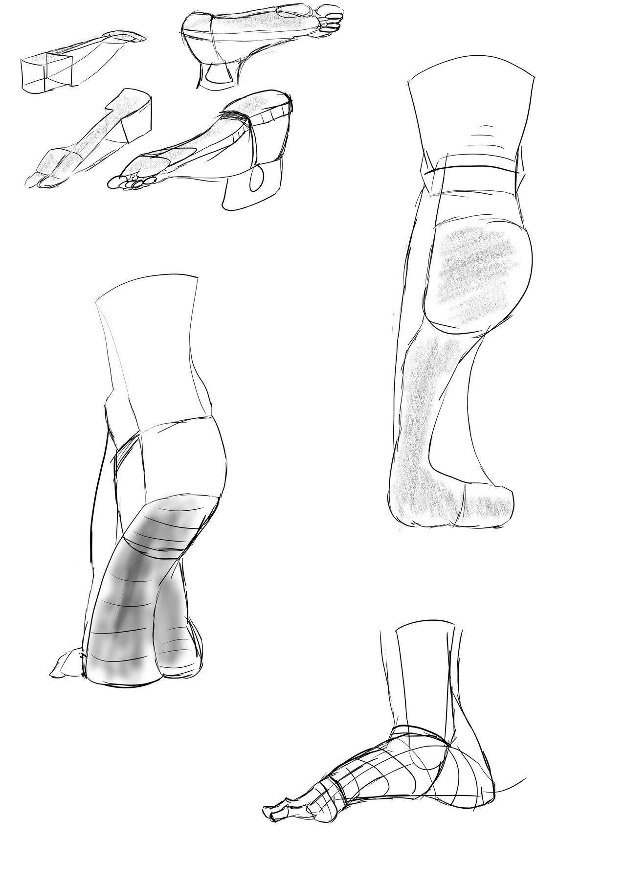Practice Feet by arnakann on DeviantArt