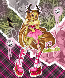 Flora as Monster High character by Jelliemia