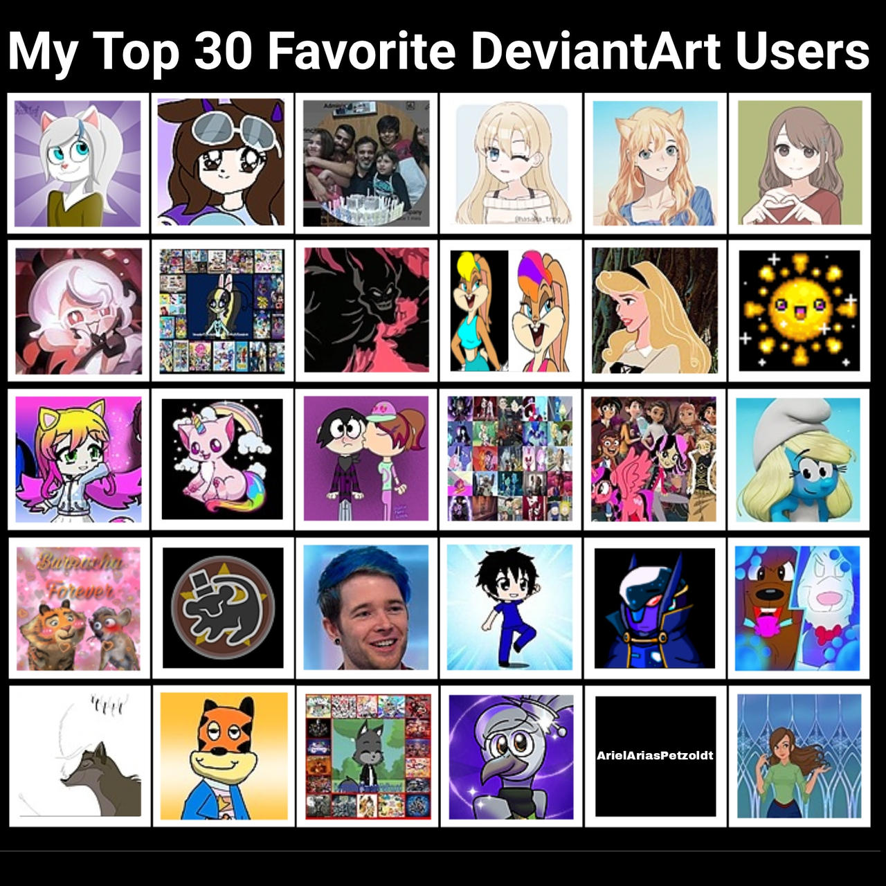 My Top 30 Best Users Of DeviantArt (Remake) by ryebearrr on DeviantArt