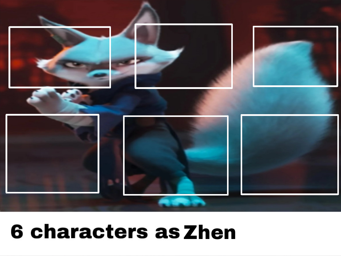 Shreen Z 6 Characters As Zhen by ryebearrr on DeviantArt