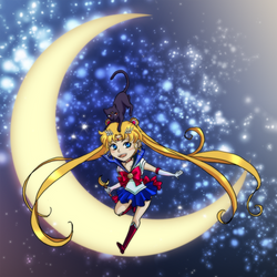 Sailor Moon for Rachel by SuzakuTrip