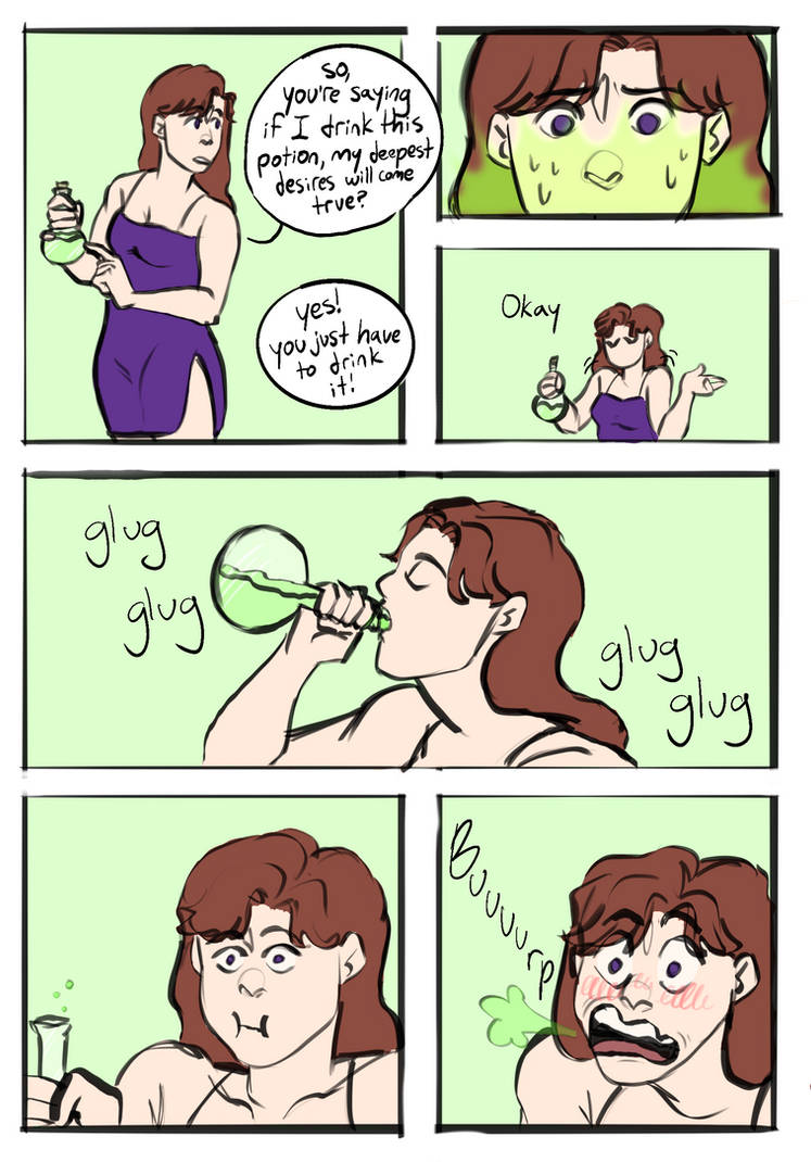Growing Potion Magic potion 1/4 by artloser666 on DeviantArt