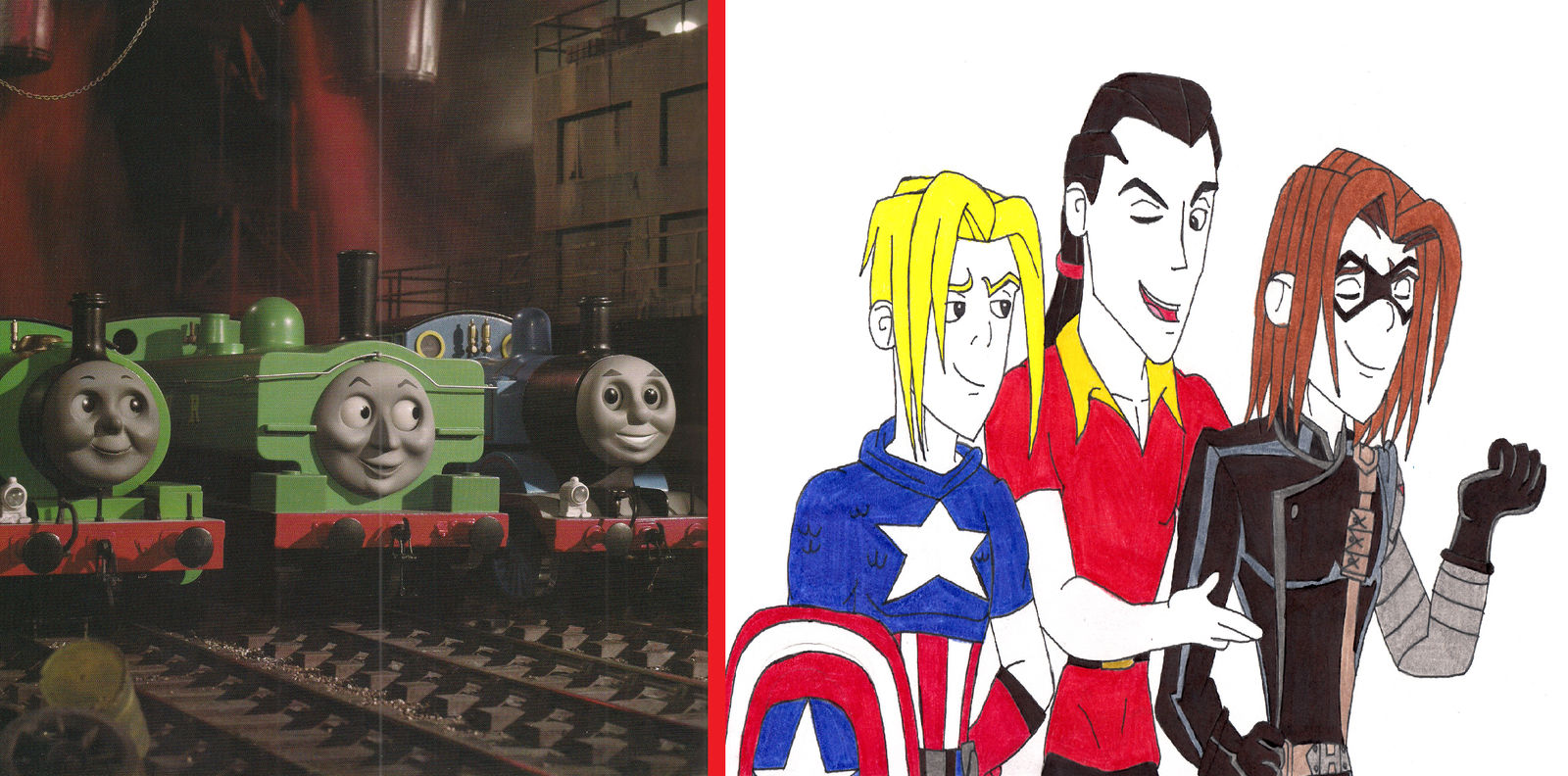 Scaredy Engines (Human) by SUP-FAN on DeviantArt