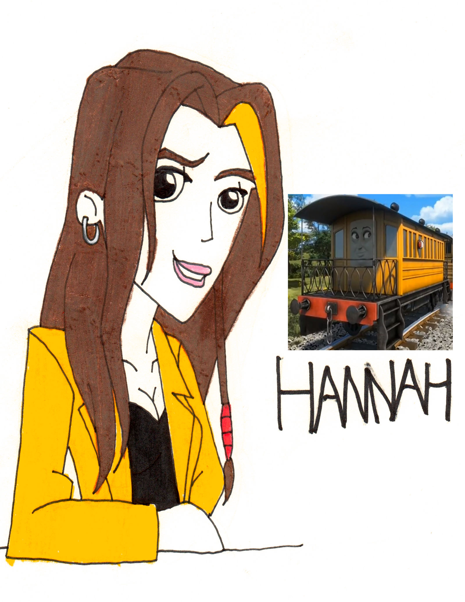 Humanized Fan Hannah humanized by SUP-FAN on DeviantArt