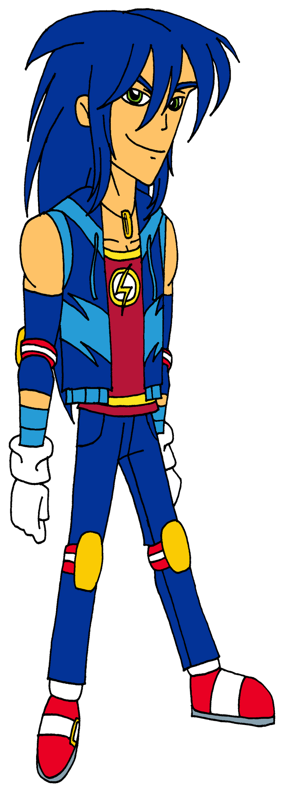 Humanized Fan Sonic the Hedgehog humanized by SUP-FAN on DeviantArt