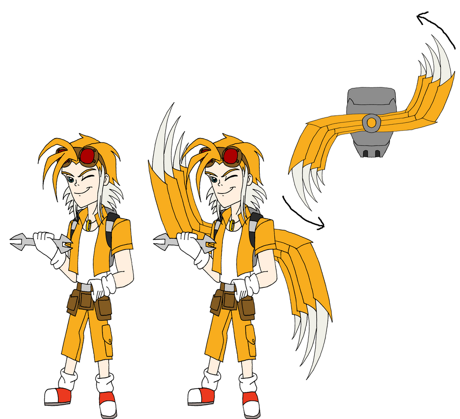 Human Sonic: Tails