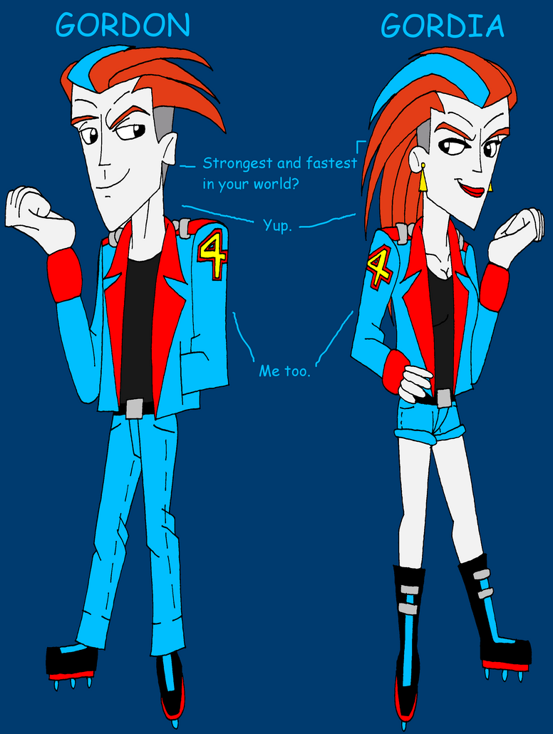 Gordon meets Female Gordon by SUP-FAN on DeviantArt