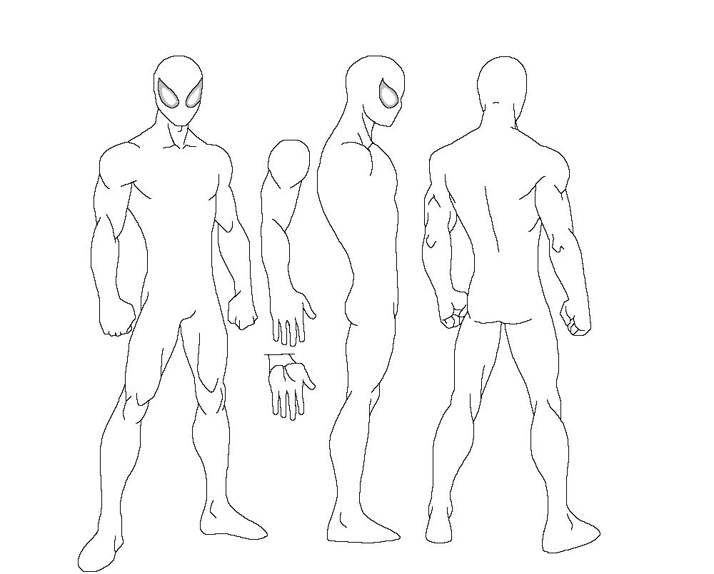 Ultimate Spiderman suit base by SUPFAN on DeviantArt