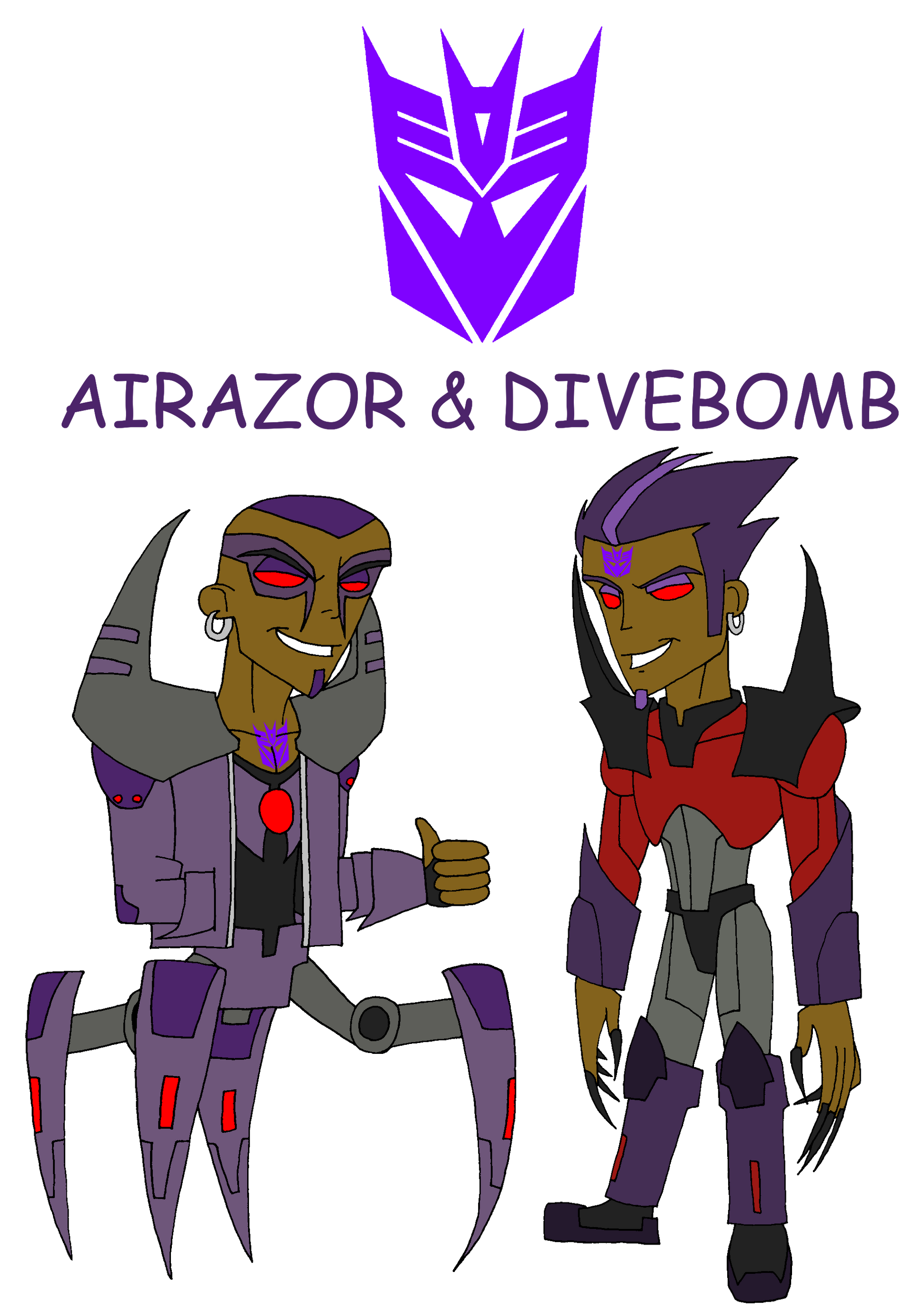 Air Razor Human Human Transformers: Airazor and Divebomb by SUP-FAN on DeviantArt