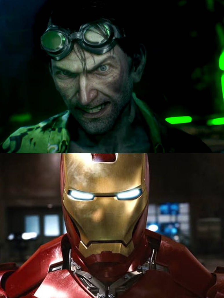 Iron Man Riddles Iron Man's mad at Riddler by SUP-FAN on DeviantArt