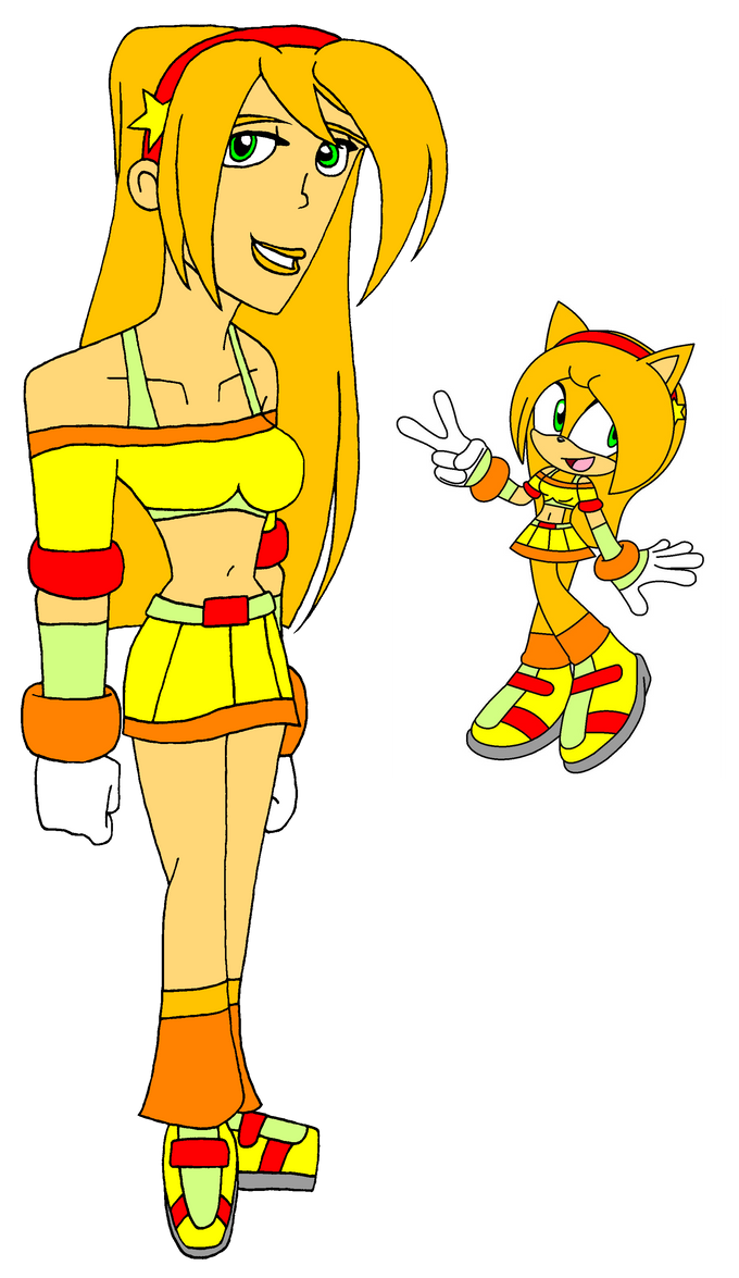 Humanized Fan Sunlight humanized my style by SUP-FAN on DeviantArt