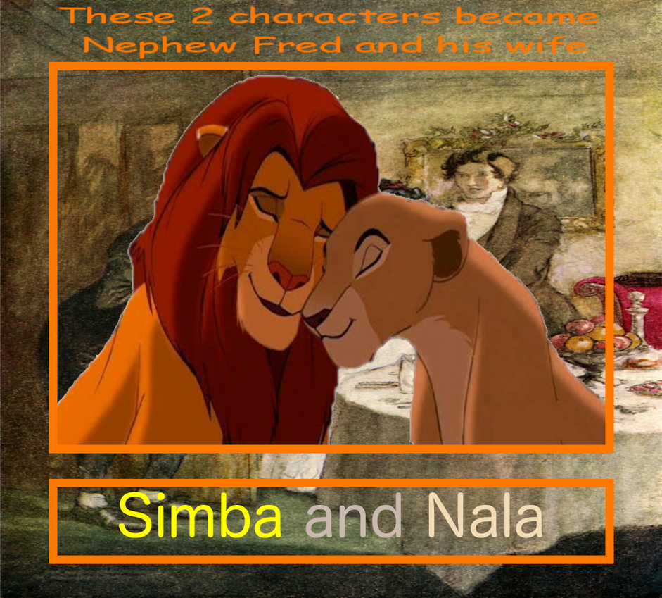 Simba Wifa Simba and Nala as Nephew Fred and his wife by SUP-FAN on DeviantArt