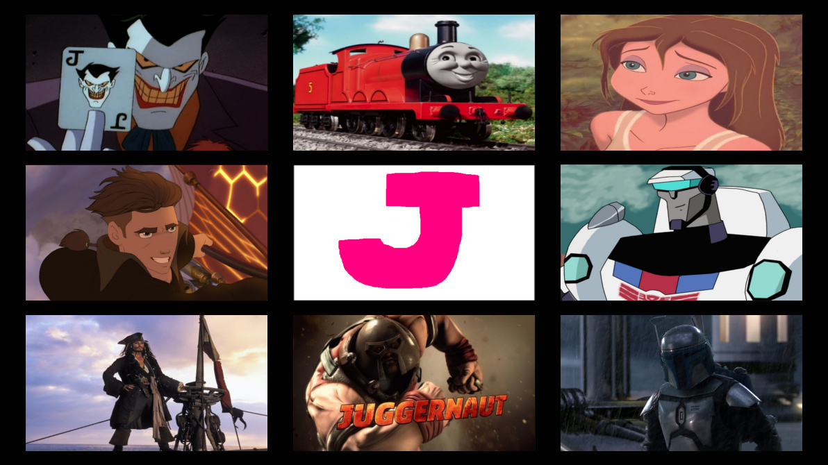 Letter R J Characters My Favorite letter J characters by SUP-FAN on DeviantArt