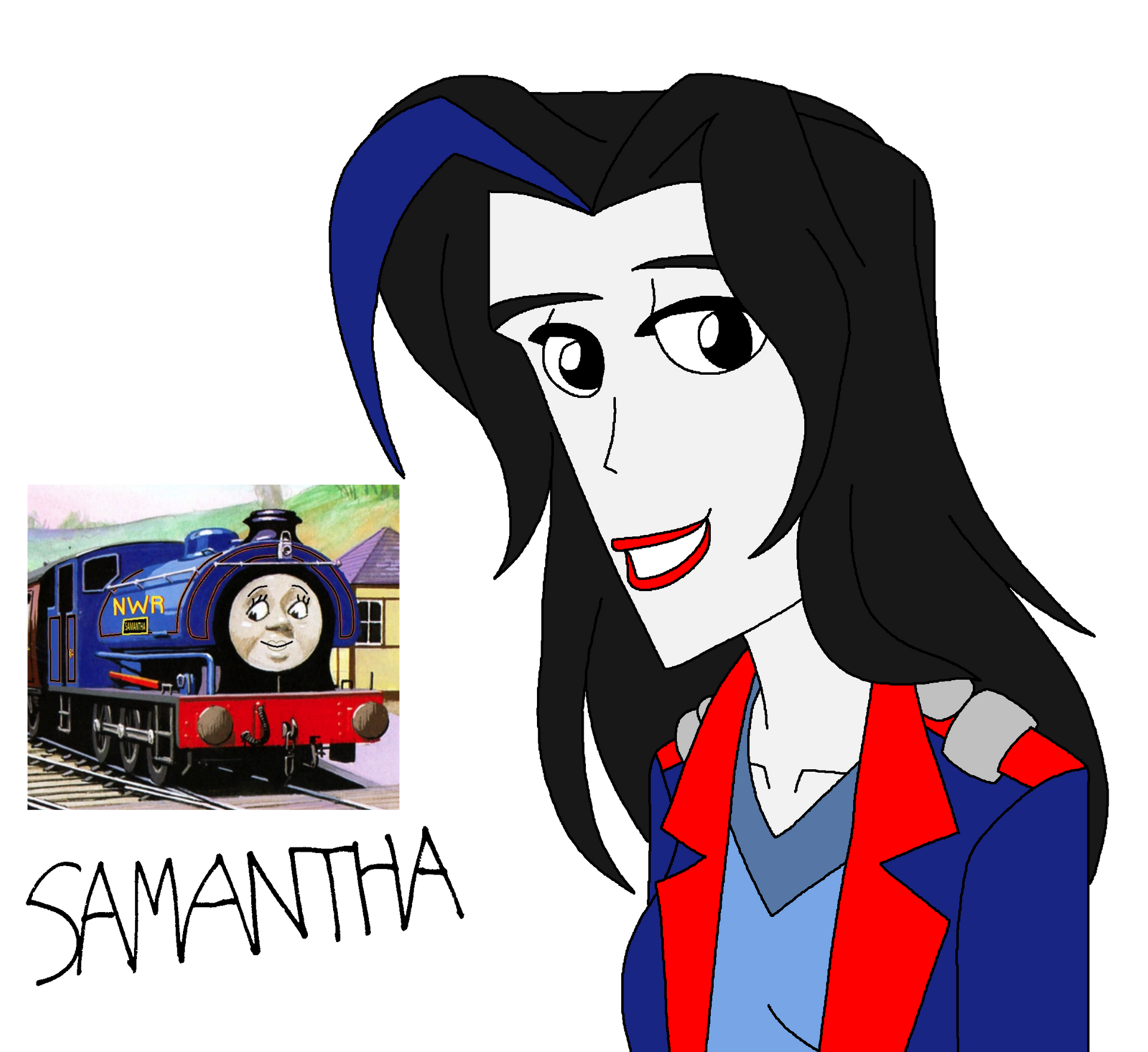 Humanized Fan Samantha humanized by SUP-FAN on DeviantArt