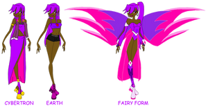 GIFT: Cybertronix OC: UltraViolet