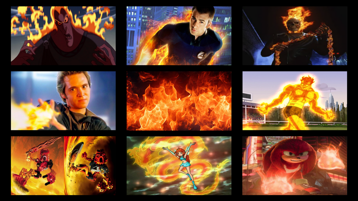 Fire Power Users My favorite characters with Fire Power by SUP-FAN on DeviantArt