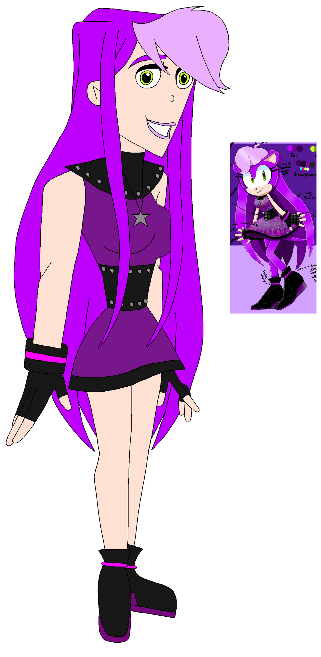 Humanized Fan GIFT: Nova the Hedgehog humanized by SUP-FAN on DeviantArt