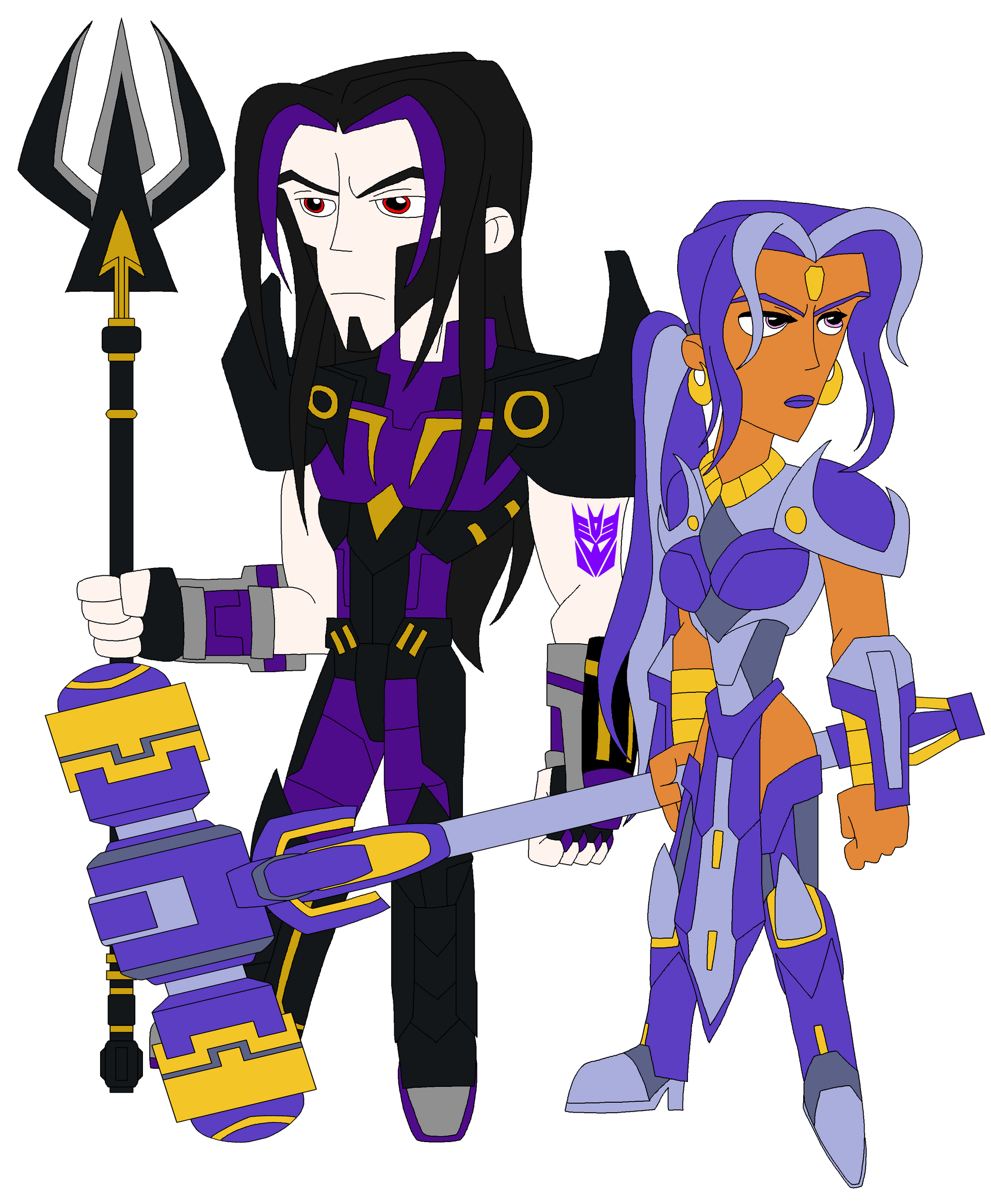 Human Trainsformers: Megatronus and Solus Prime by SUP-FAN on DeviantArt