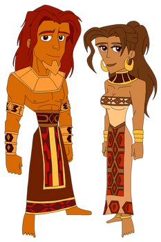 Request: Human Mufasa and Sarabi