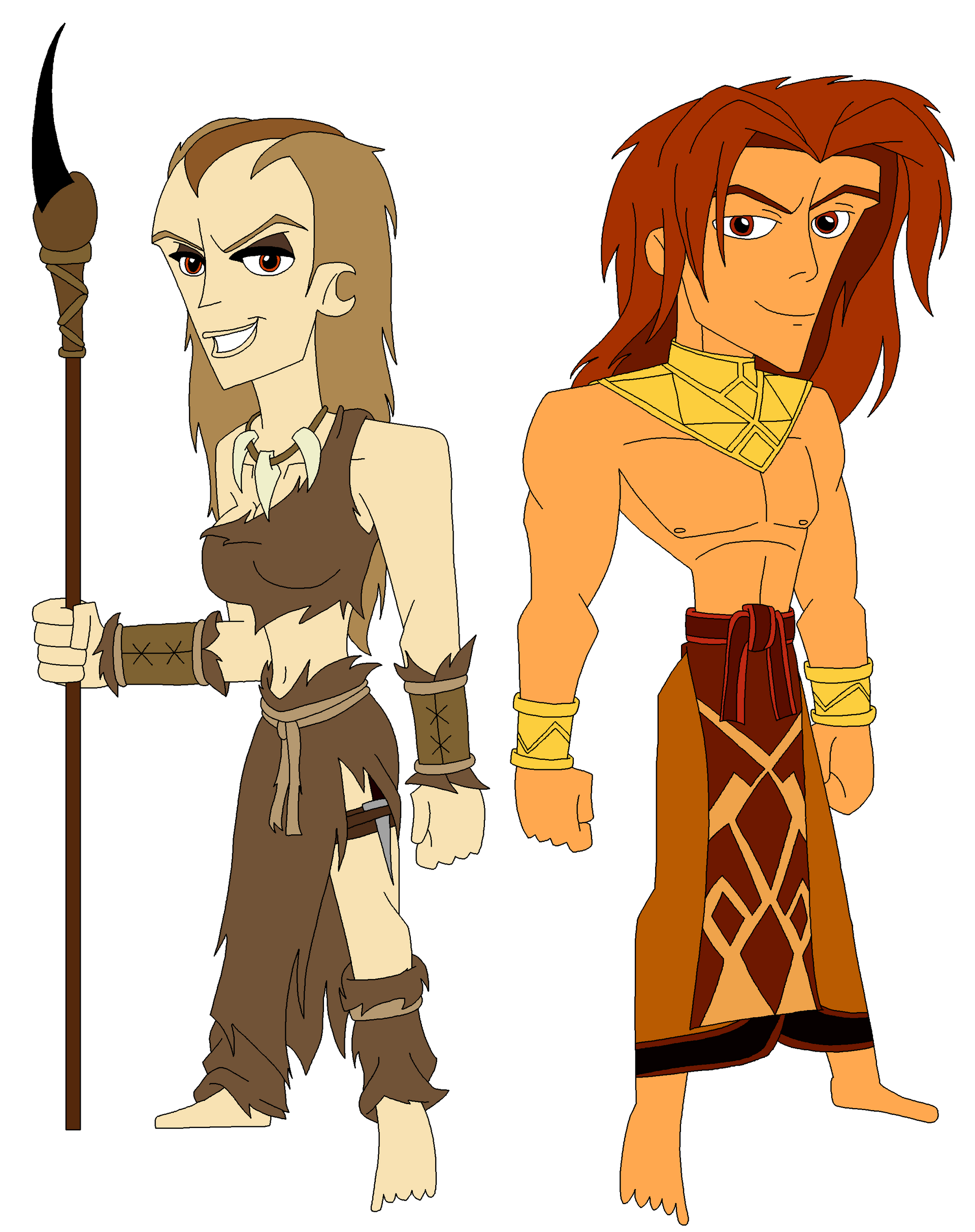 Human Lion King: Simba and Zira by SUP-FAN on DeviantArt