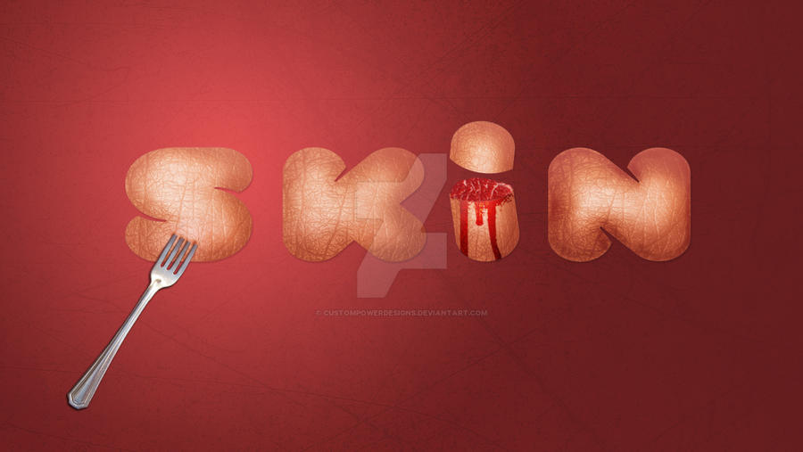 SKIN TEXT by custompowerdesigns on DeviantArt