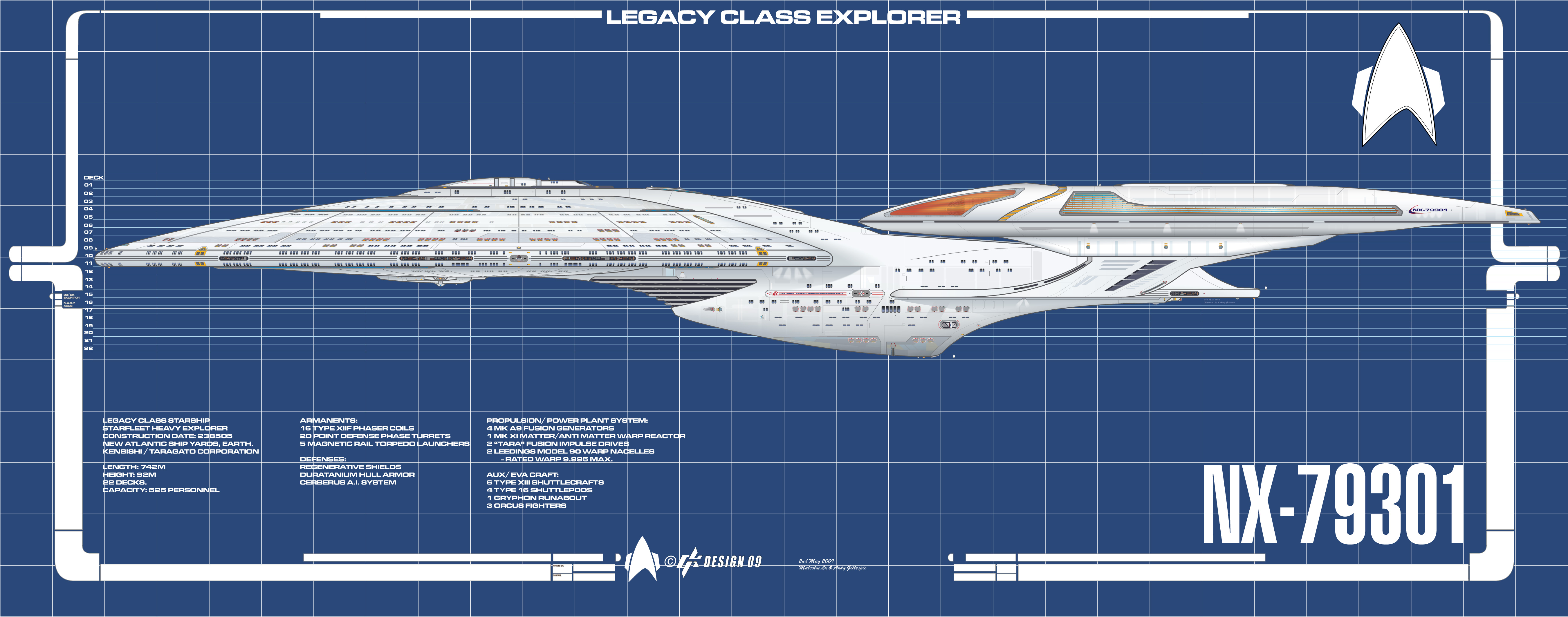 Legacy Class Mk 2 Blueprint by Galen82