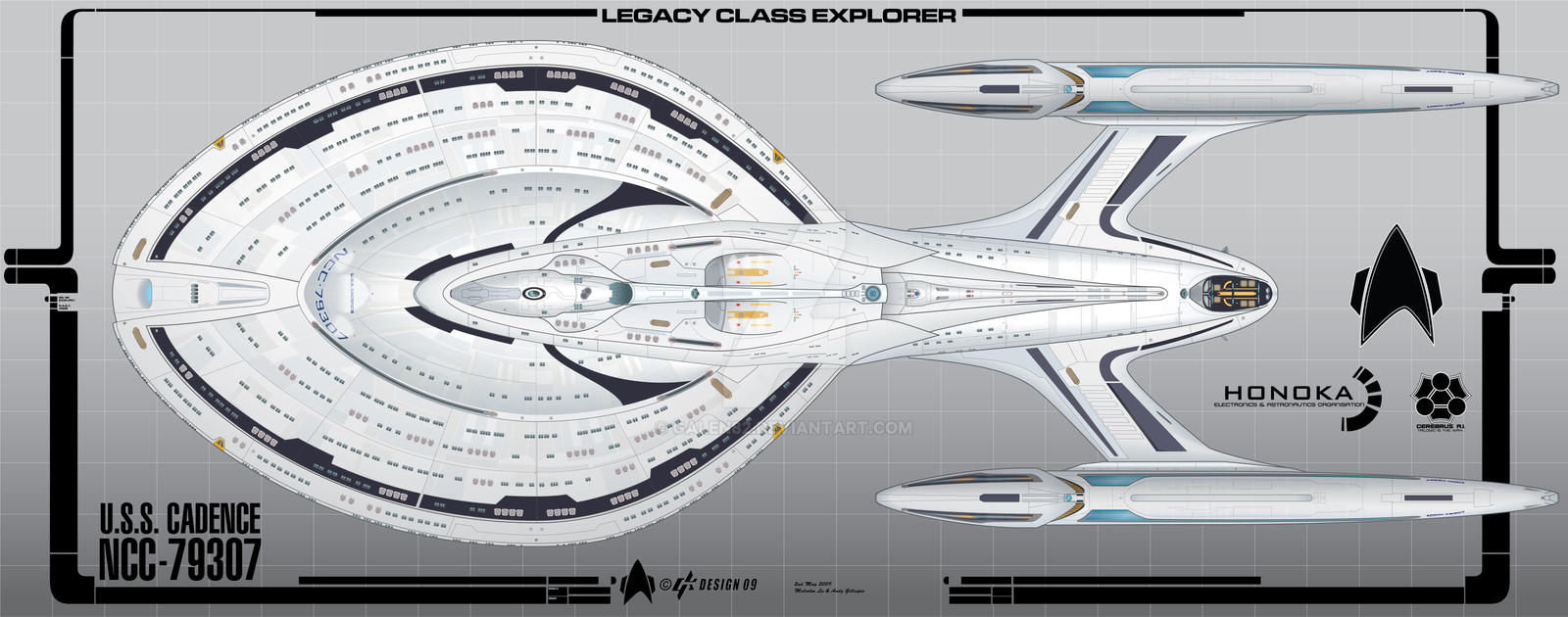 USS Cadence Dorsal View