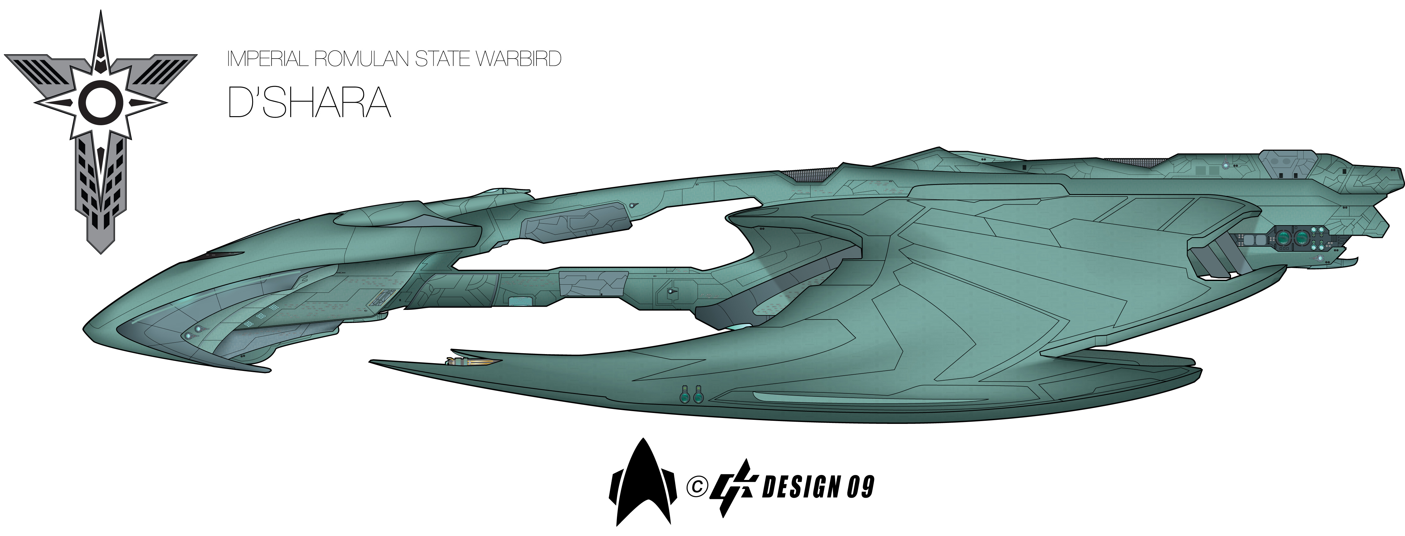 Romulan D'shara WIP 10 Oct 09