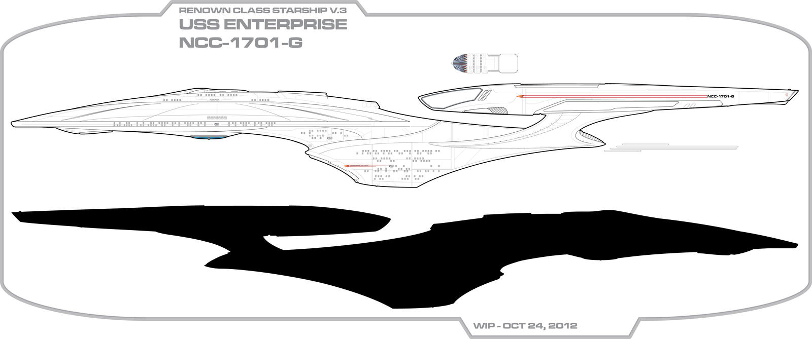 Renown Class USS Enterprise G WIP 4