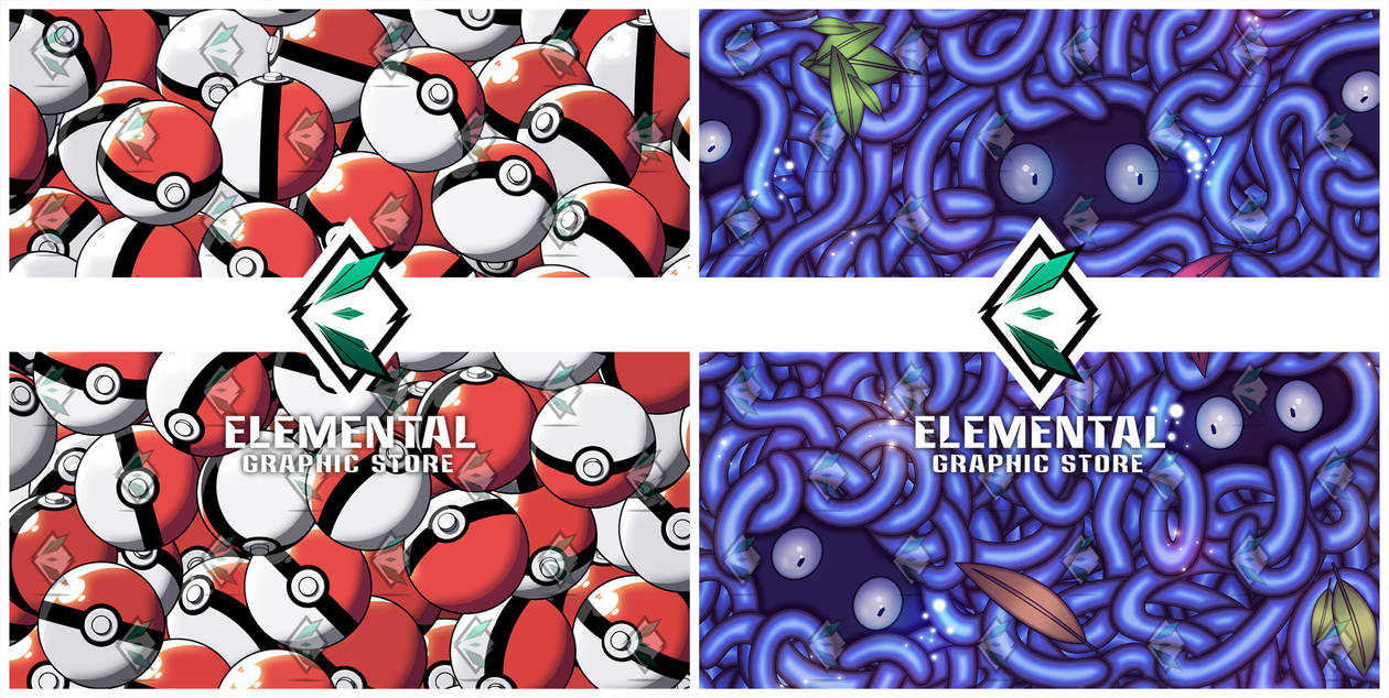 Pokemon Design Pattern Triangles Pokemon Seamless Patterns by ElementalDraws on DeviantArt