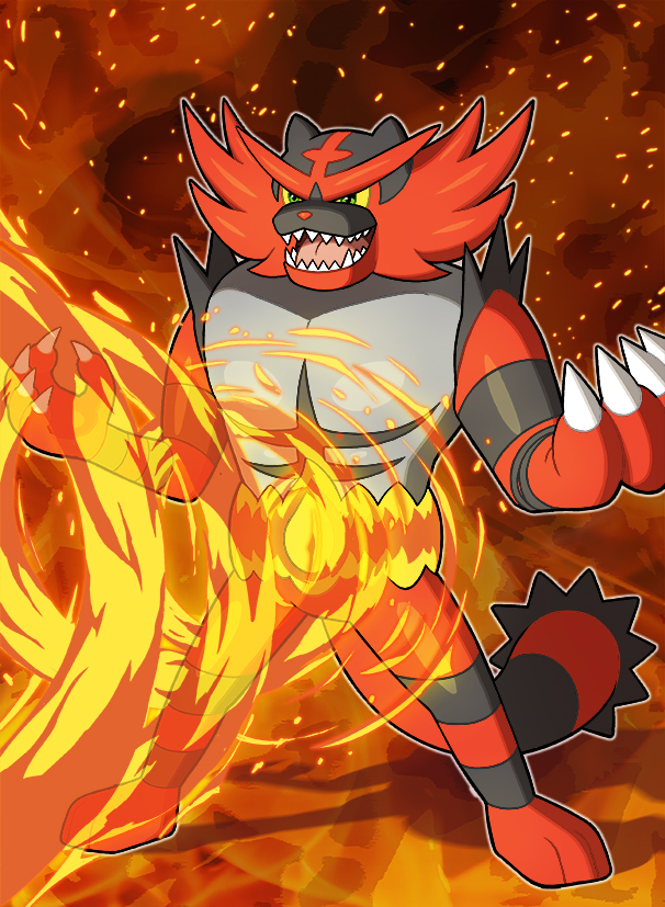 Incineroar by ElementalDraws on DeviantArt