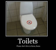 Toilets demotivational