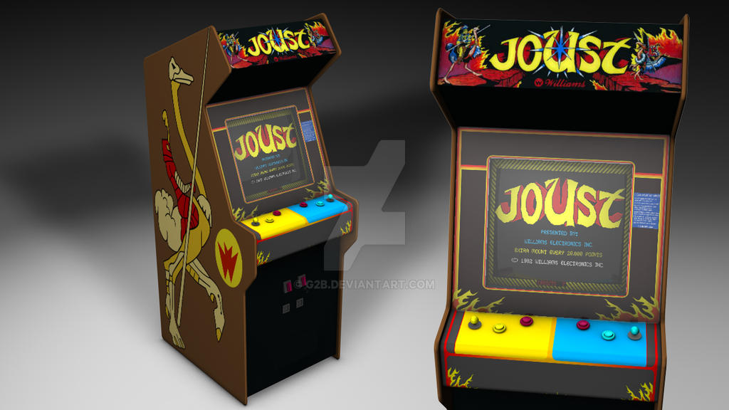 Joust V Game Arcade Machine By G2b On Deviantart