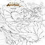 ATLA Coloring Book Page Line Animation