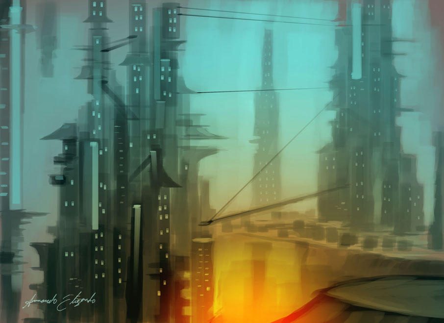 Deviantart Future Future City by arm01 on DeviantArt