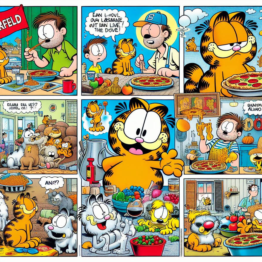 AI Infinite Garfield Comic #35 by InfiniGarf on DeviantArt