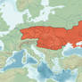Attila the Hun's Empire in 453