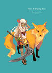 Nini and Flying Fox by WandaRocket