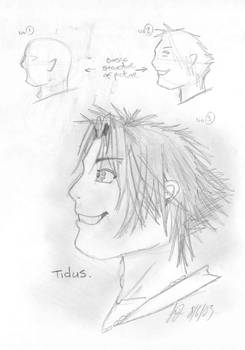 Tidus Sketch by jt