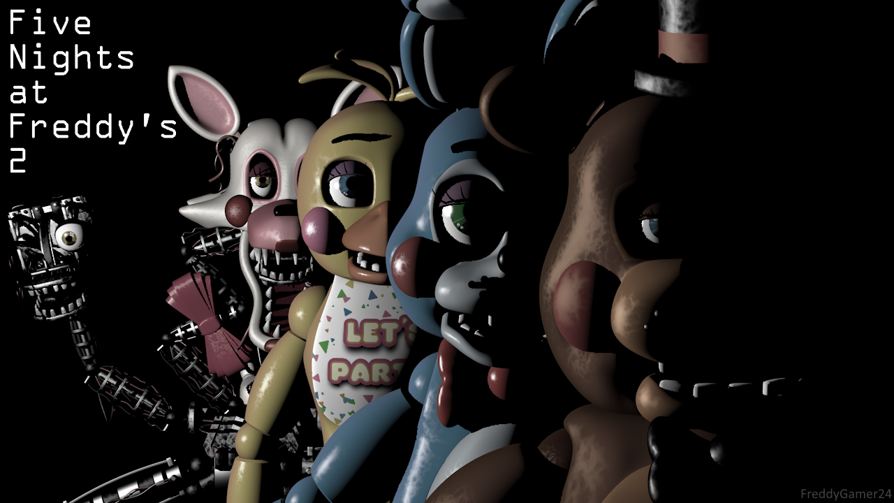 Toys Animatronics FNAF 2 by zueiroooooooooooo on DeviantArt