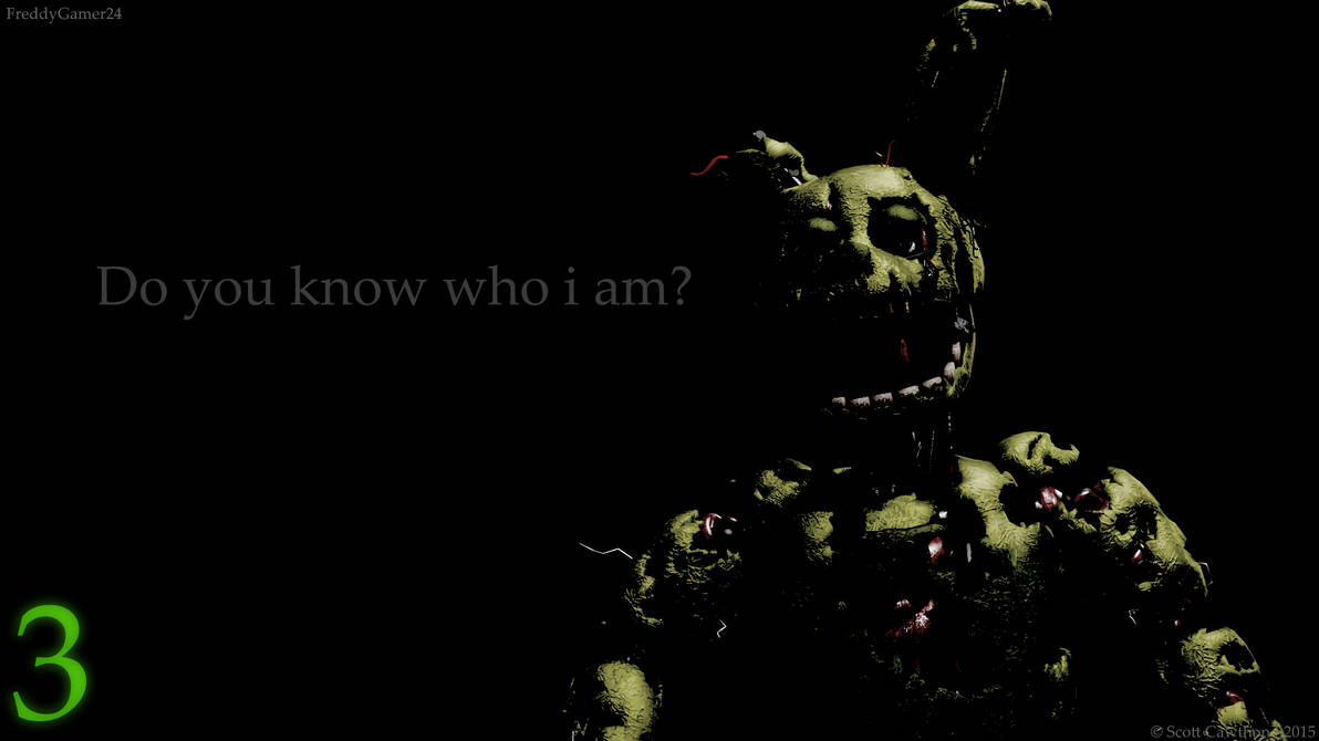 Springtrap Teaser (SFM) Springtrap teaser - Fnaf 3 (fan made) by freddygamer24 on DeviantArt